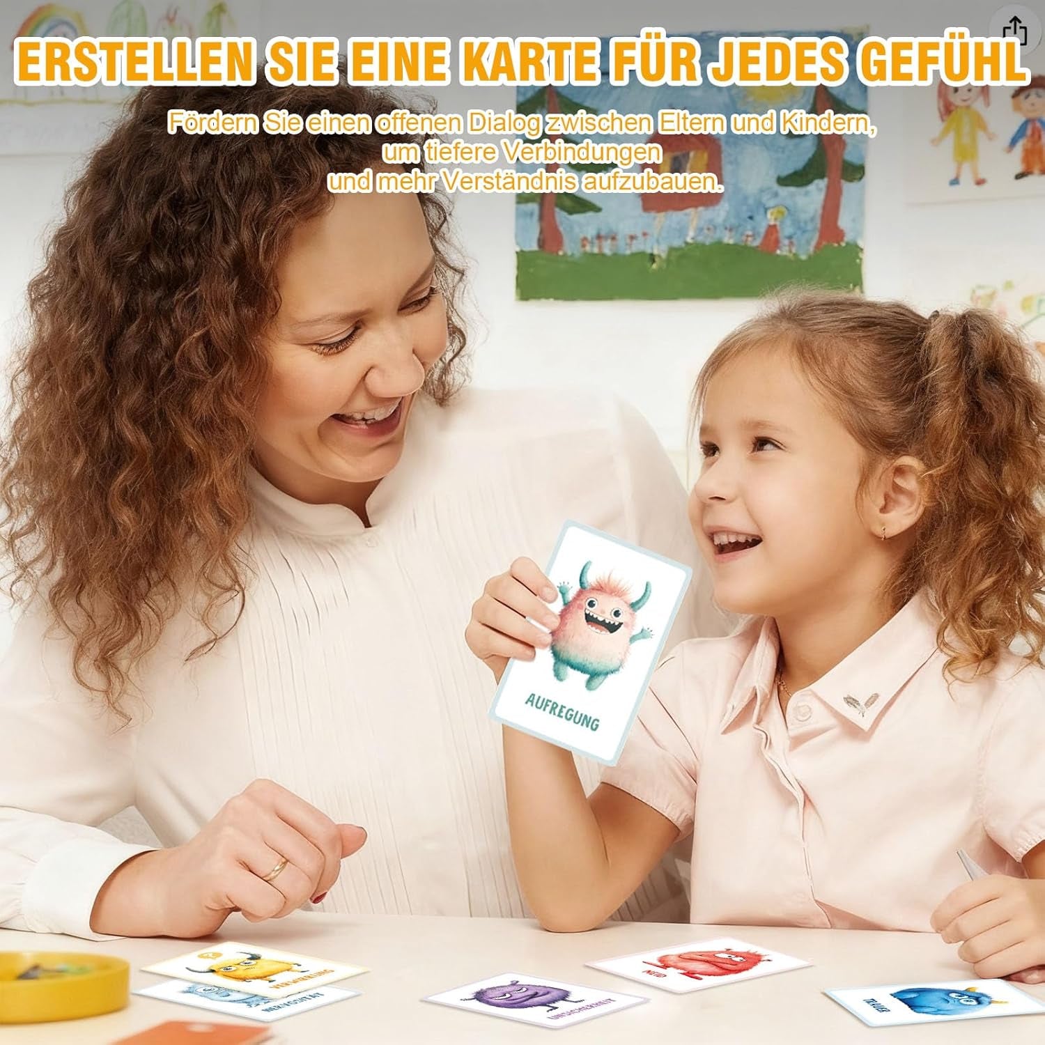 Gefühlskarten Für Kinder, 32 Emotionsmonster Mit Erklärungstexten Gefühlsmonster Karten-Set – Für Kindergarten & Grundschule Zur Selbstregulation Und Für EIN Gutes Gefühl