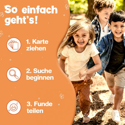 50X Entdeckerkarten Für Kinder (ALLE 4 Jahreszeiten) - Spannendes Suchspiel Zum Natur Entdecken - 100 Aufgaben - Outdoor Spiele Für Kinder - Geschenk Junge Und Mädchen Ab 4, 5, 6, 7, 8 Jahre