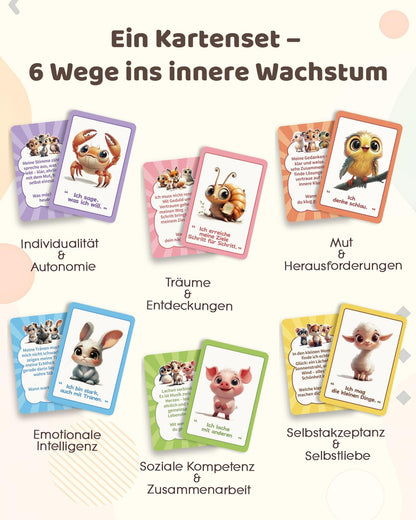 Affirmationskarten Für Kinder Ab 3 – 66 Karten Für Selbstbewusstsein, Achtsamkeit & Innere Stärke | Montessori-Inspiriert Geburtstagsidee